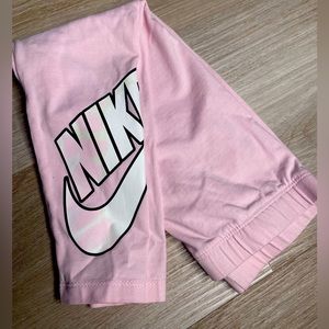 Girls Pink Nike Leggings